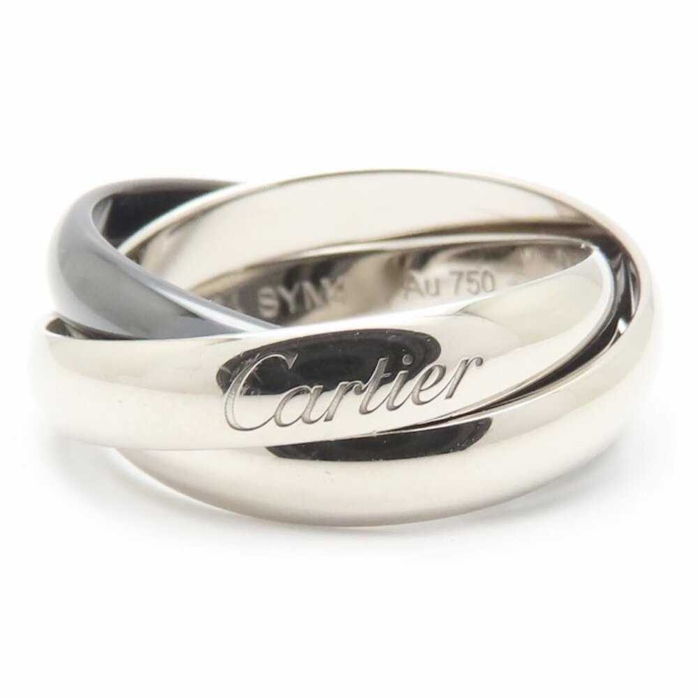 Cartier 18k Silver Trinity Ring #54 View 2